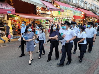 視察區內街道管理情況1