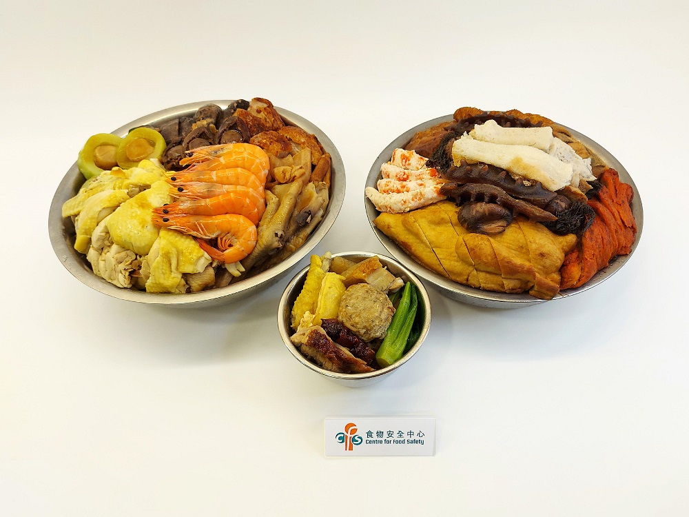 食物環境衞生署食物安全中心今日(十二月五日)公布盆菜的時令食品調查結果,30個樣本全部通過檢測。