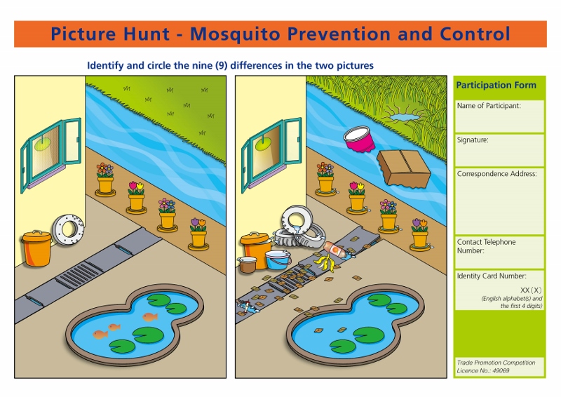 Picture Hunt - Mosquito Prevention and Control