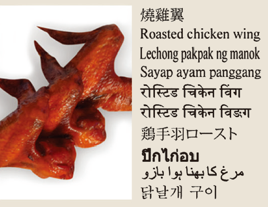 Roasted chicken wing