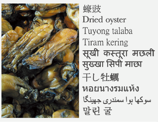 Dried oyster