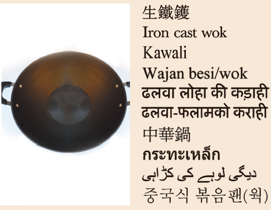 Iron cast wok