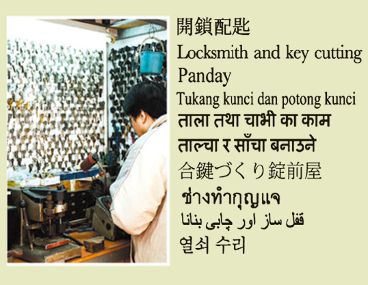 Locksmith and key cutting