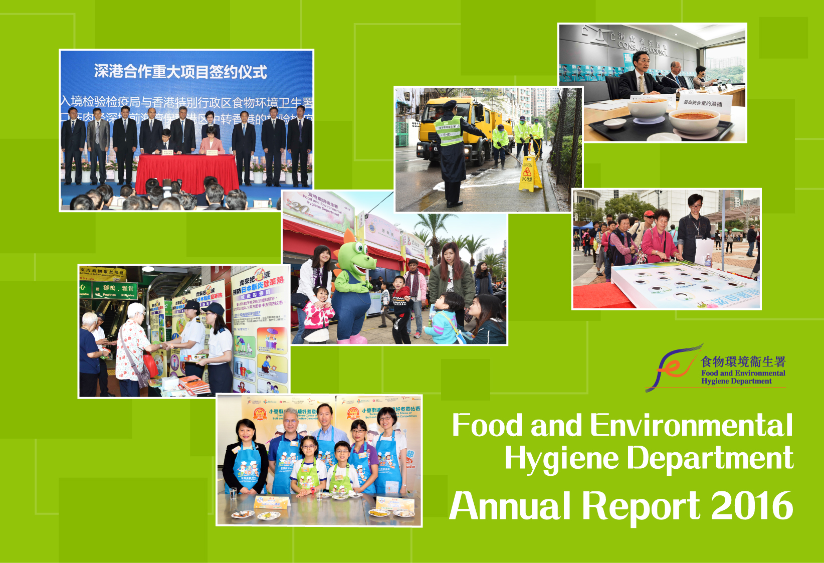 Cover Page of FEHD Annual Report 2016